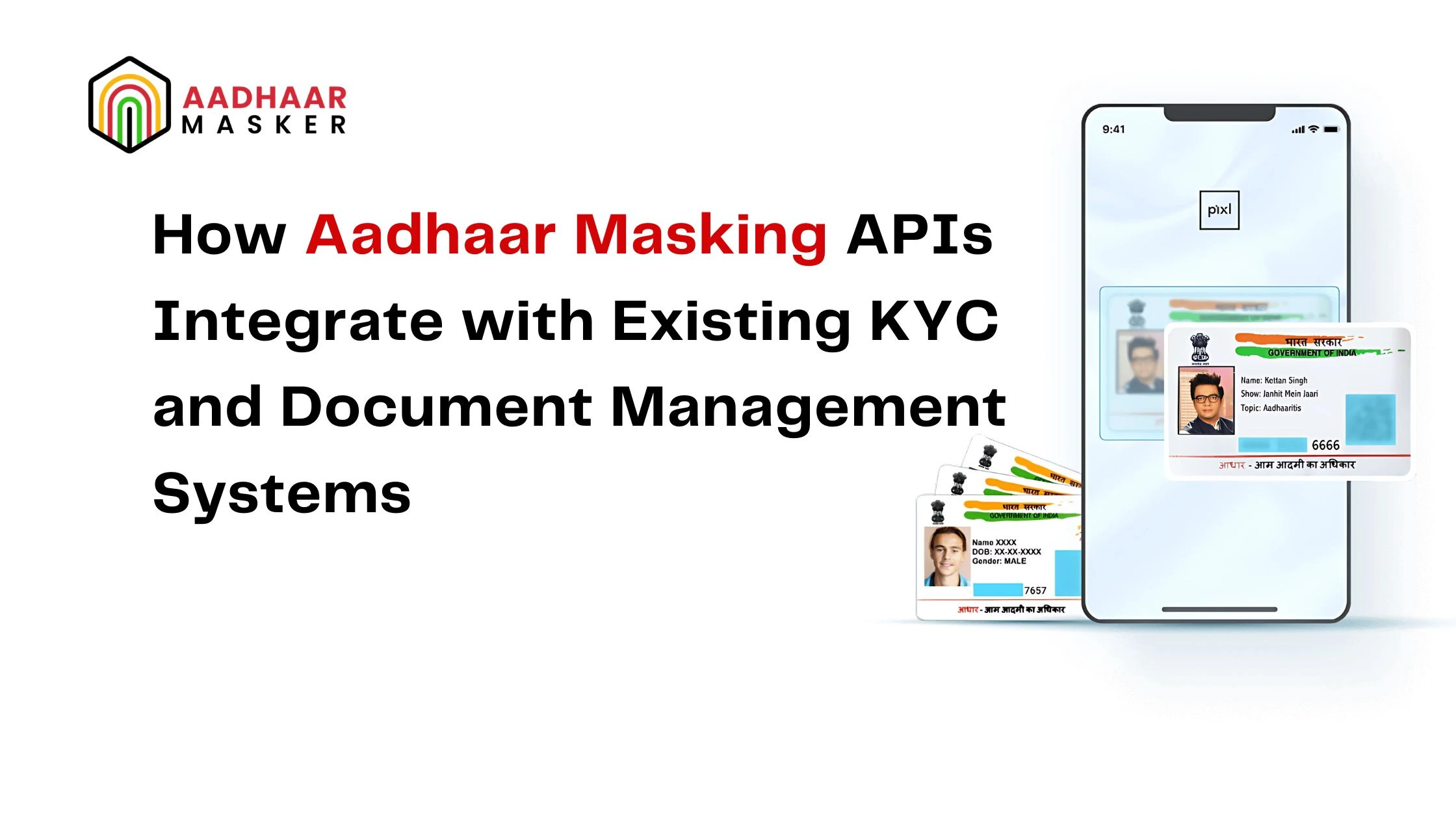 how aadhaar masking api integrate with existing documents